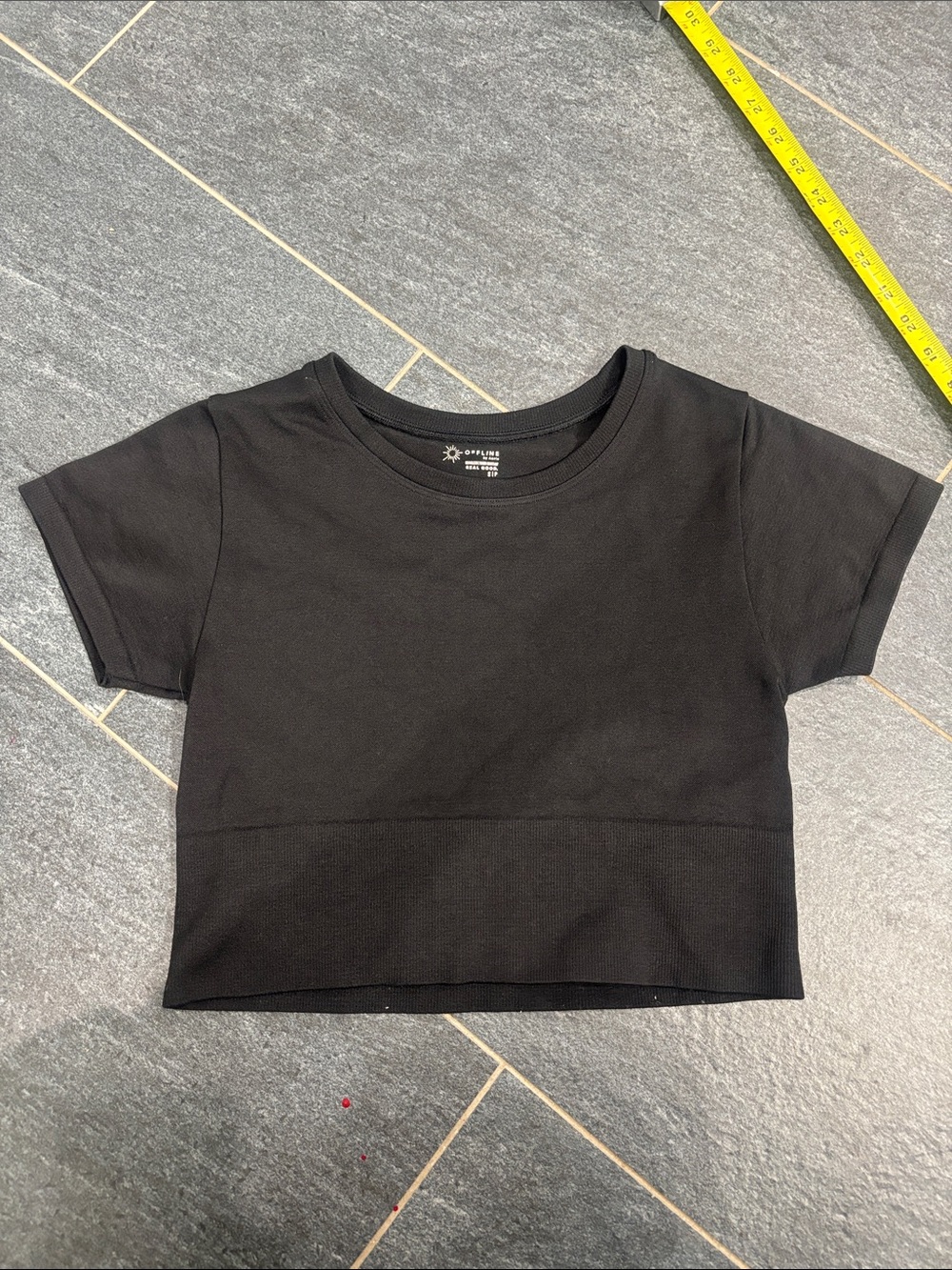 NWOT aerie seamless short sleeve crop